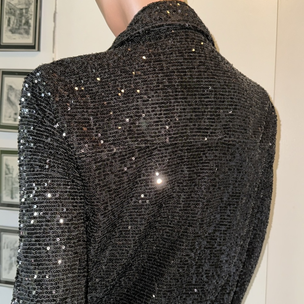 Free People/We The Free medium black sequined top - Picture 7 of 16